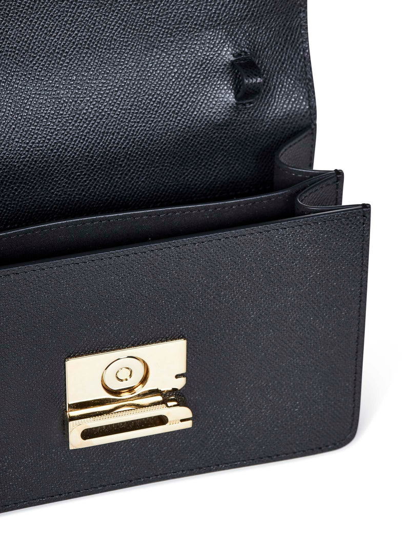 Victoria Beckham Calfskin Shoulder Bag — Black