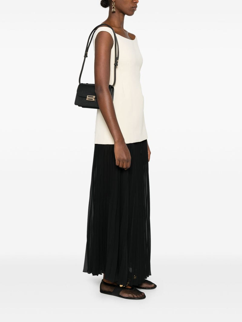 Victoria Beckham Calfskin Shoulder Bag — Black