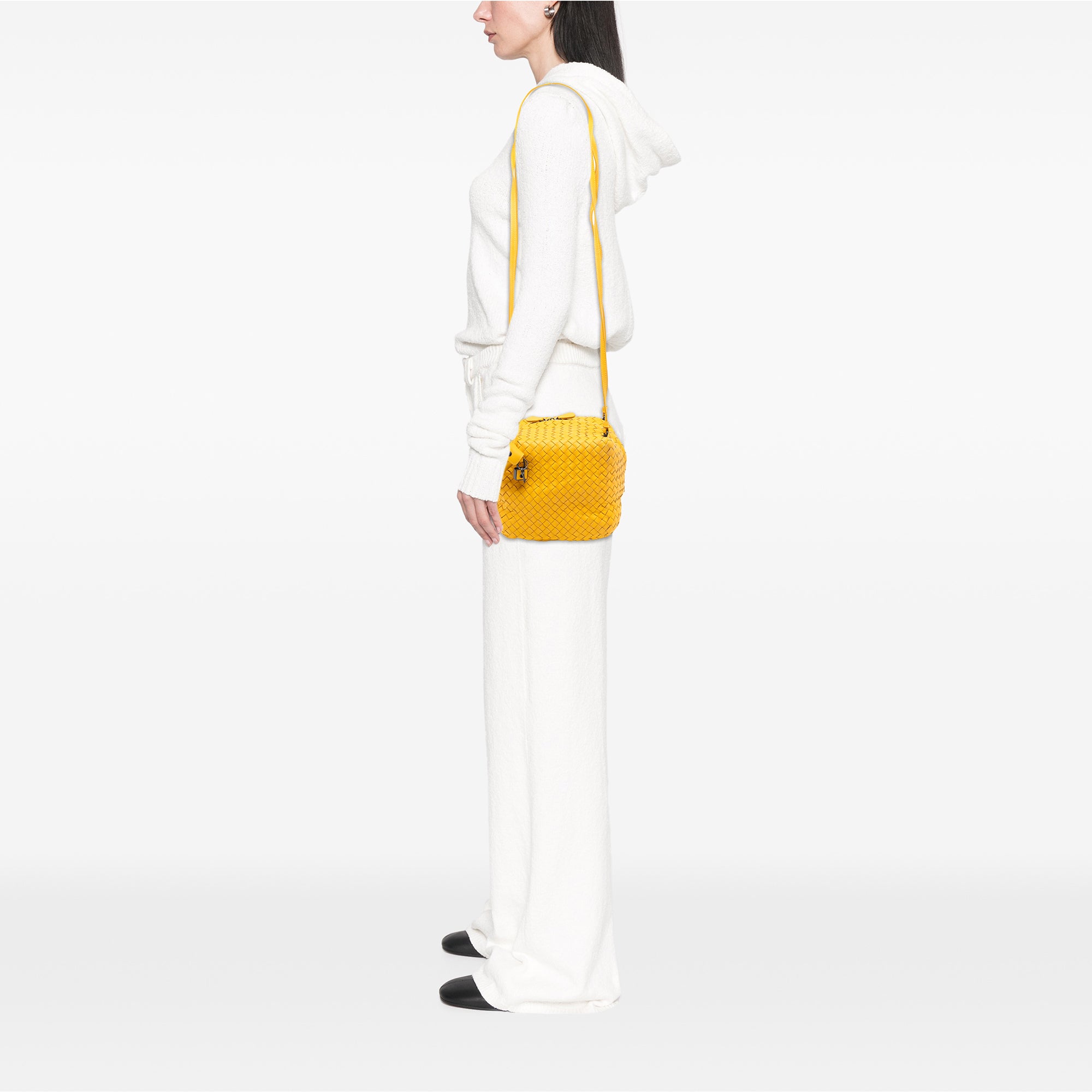 Nappa Intrecciato Cube Crossbody - Image 7