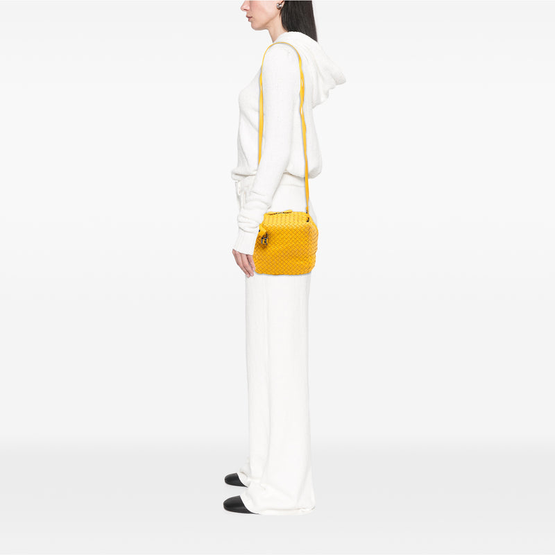 Nappa Intrecciato Cube Crossbody - Image 7
