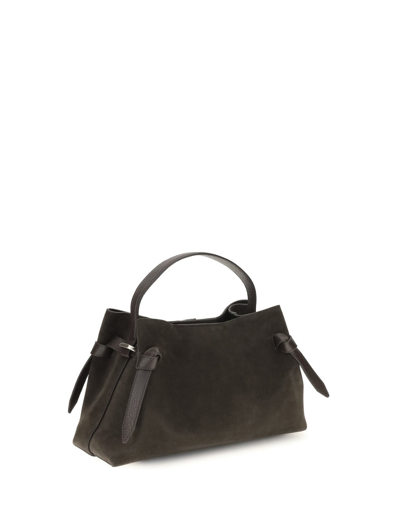 Yuzefi Gyoza Shoulder Bag — Brown Calf Leather