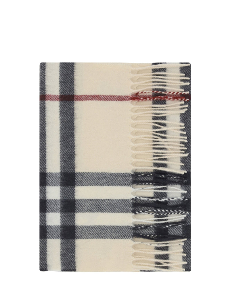 Burberry Cashmere Archivio Check Scarf — Beige (capra Hircus) Scarfs