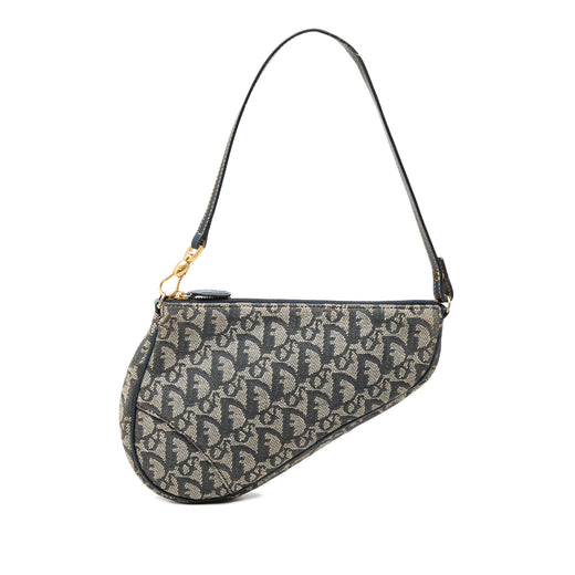 Mini Diorissimo Canvas Saddle Pochette - Image 1