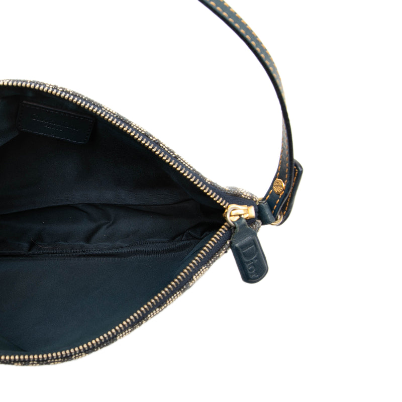 Mini Diorissimo Canvas Saddle Pochette - Image 4