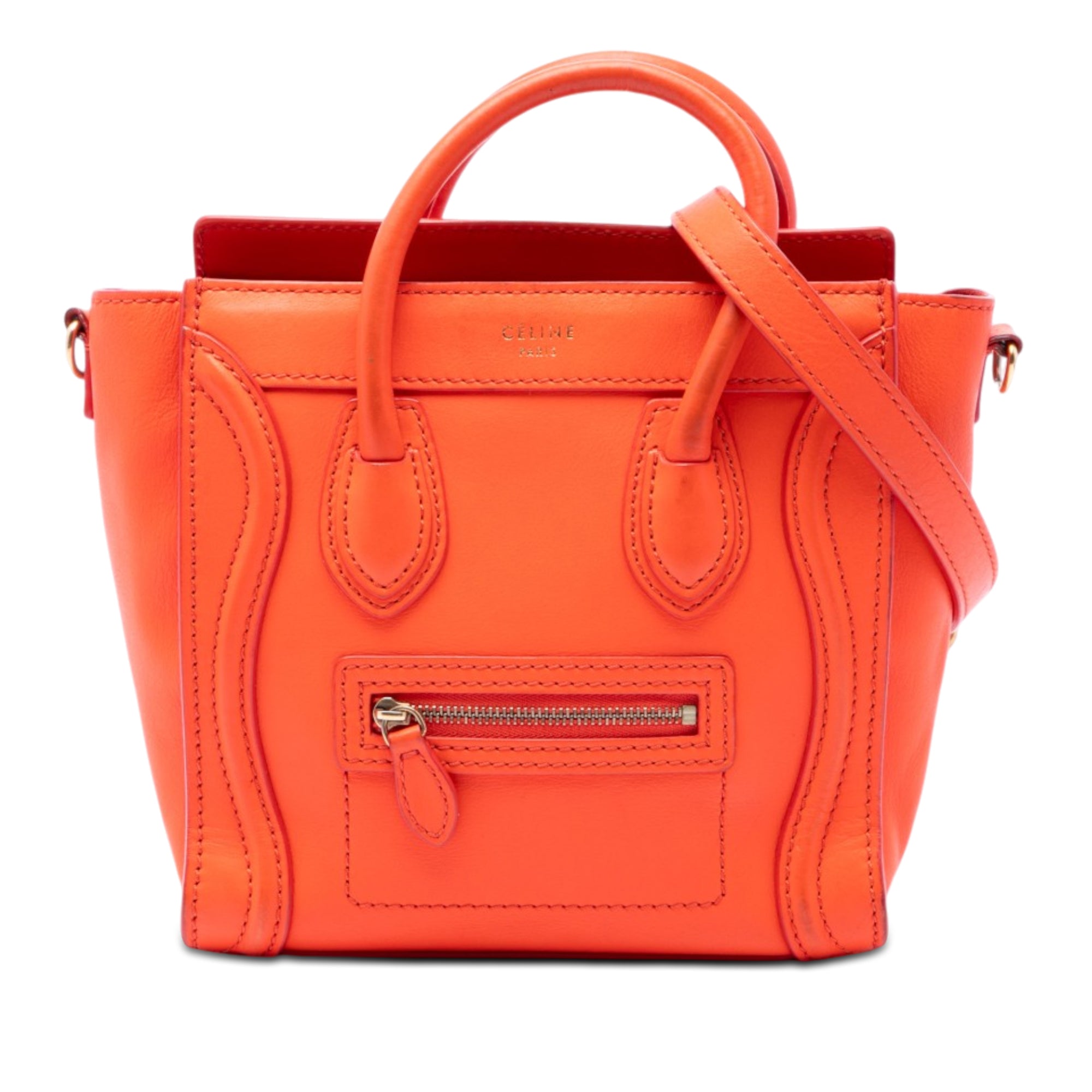 Nano Leather Luggage Tote - Image 1