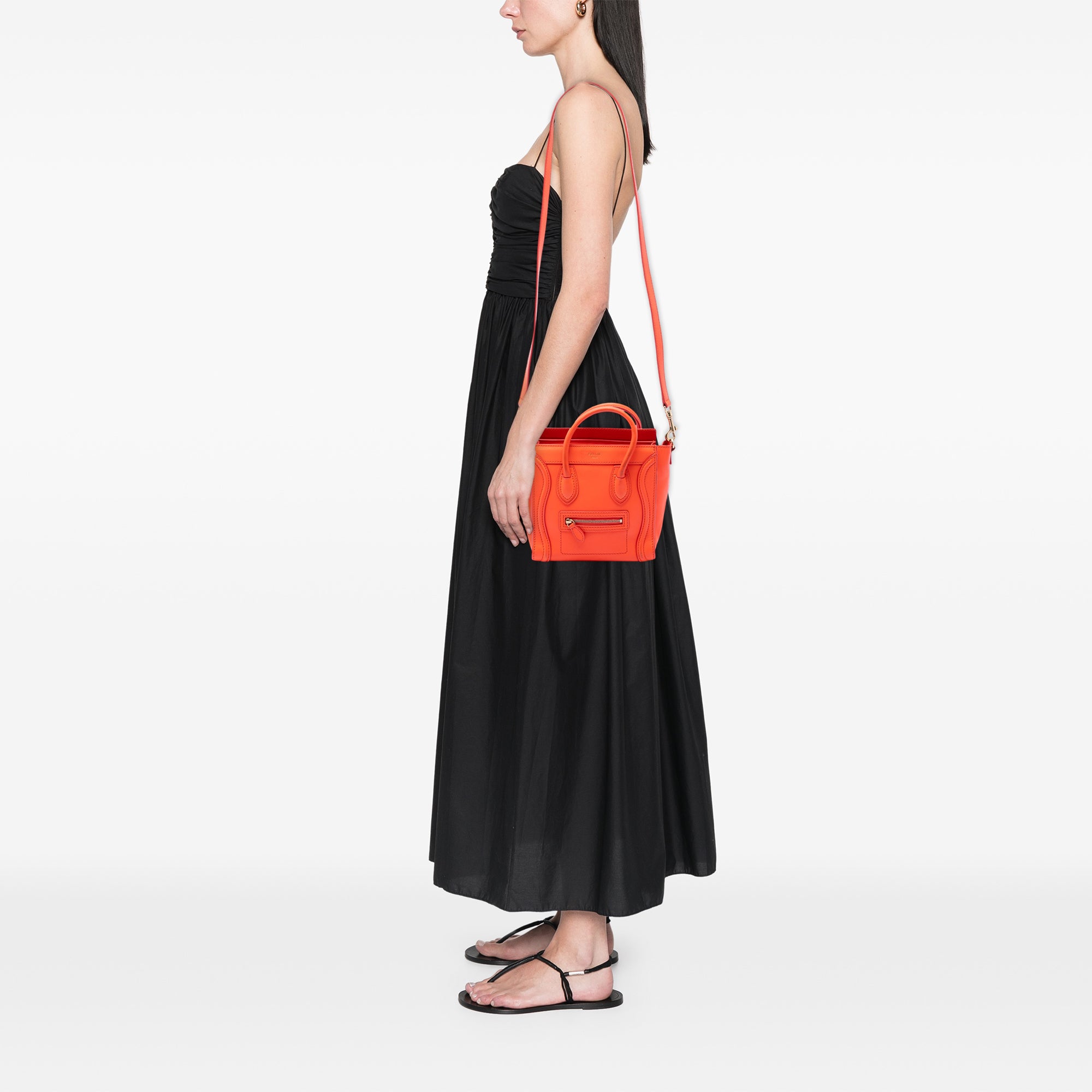 Nano Leather Luggage Tote - Image 6
