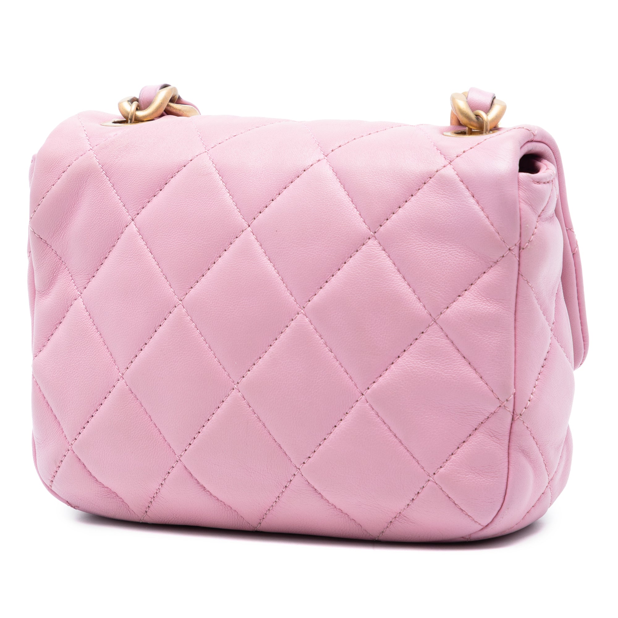 Mini Quilted Lambskin Candy Chain Flap - Image 2