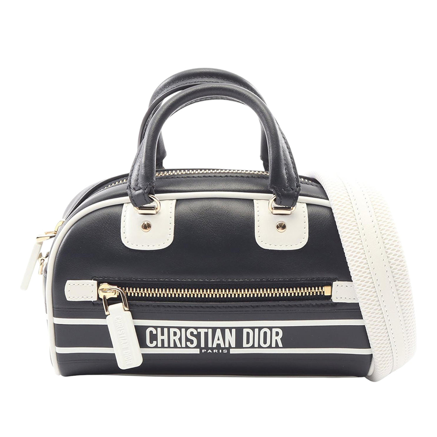 Mini Leather Vibe Bowling Bag - Image 1