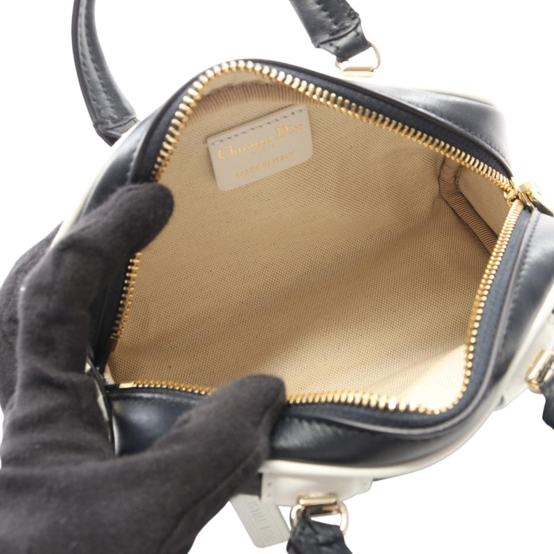 Mini Leather Vibe Bowling Bag - Image 4