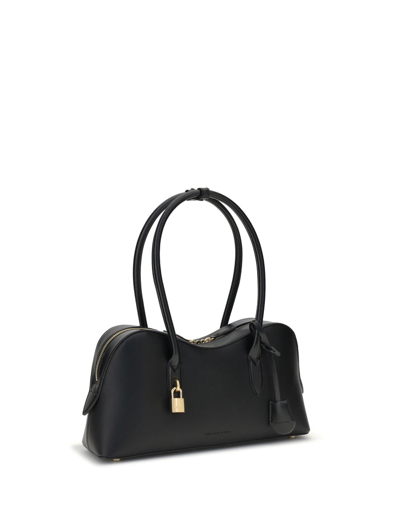 Stella Mccartney Ryder Shoulder Bag — Black Upper: Polyester