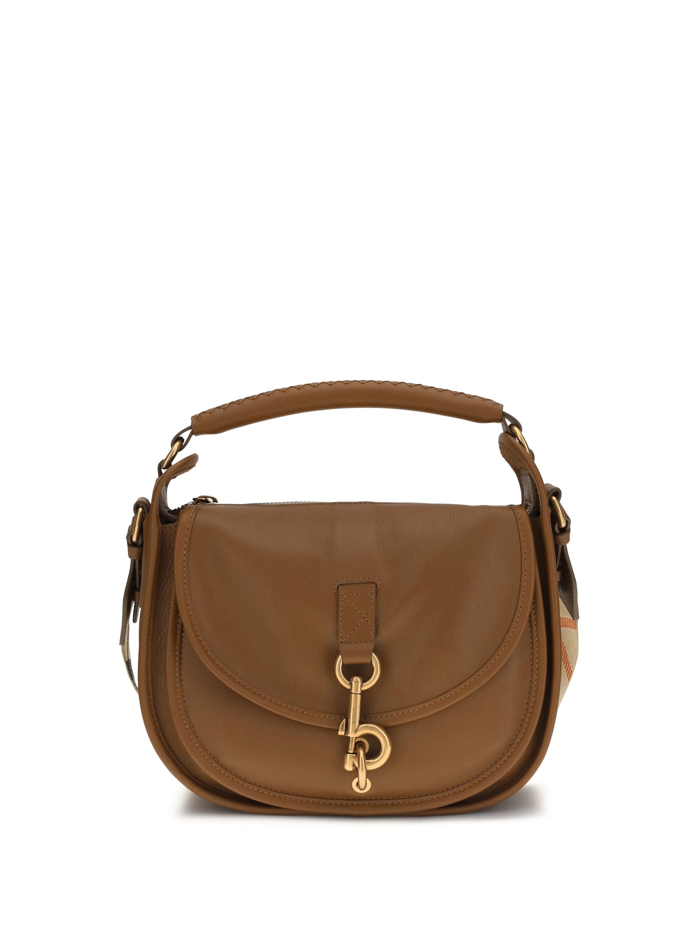 Burberry Crossbody Bag — Brown Calf Leather Bos Taurus
