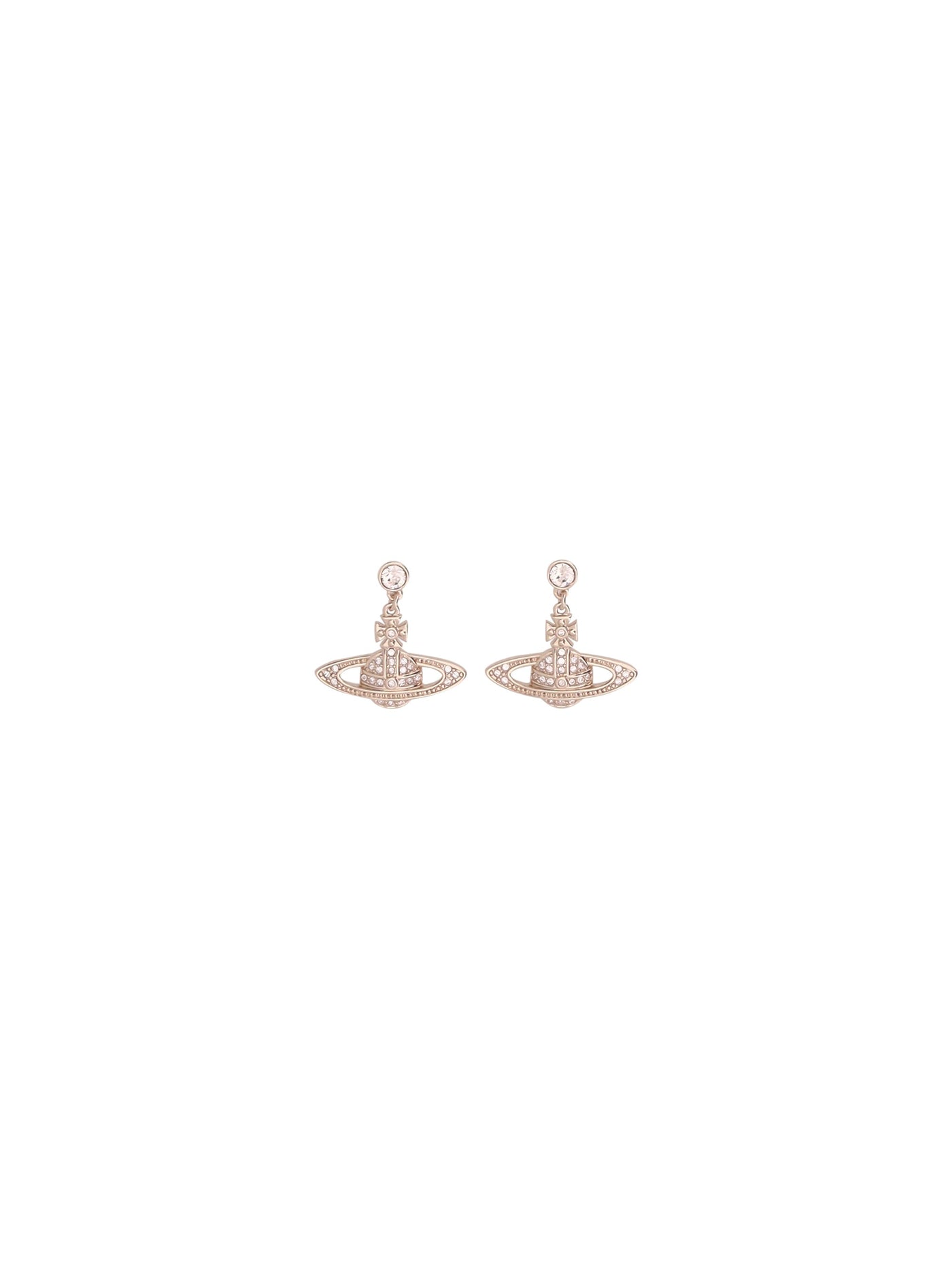 Vivienne Westwood Balbina Earrings — Rose Gold Brass