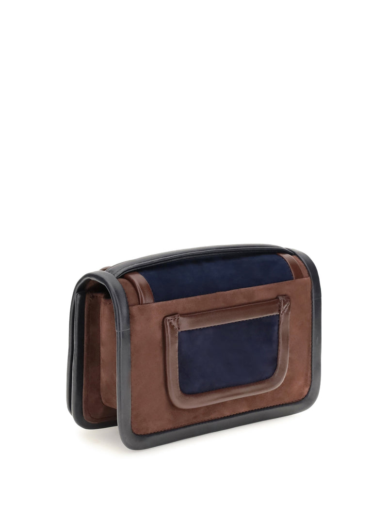 Pierre Hardy Alpha Shoulder Bag — Brown Calf Leather Bos Taurus