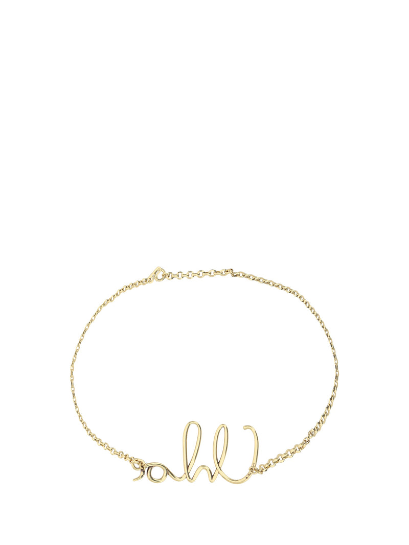 Chloé Metal Chain Belt — Gold Brass