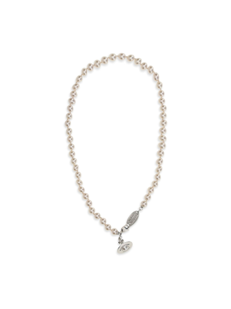 Vivienne Westwood Simonetta Necklace — White Brass Necklaces