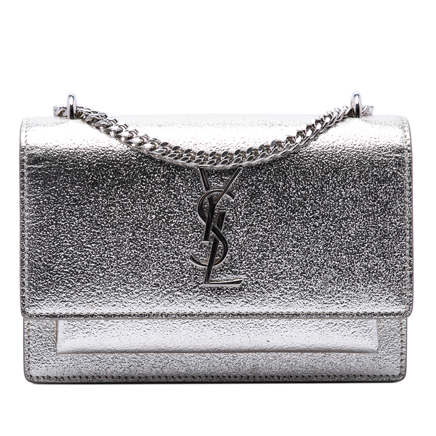 Mini Metallic Calfskin Monogram Sunset Wallet on Chain - Image 1