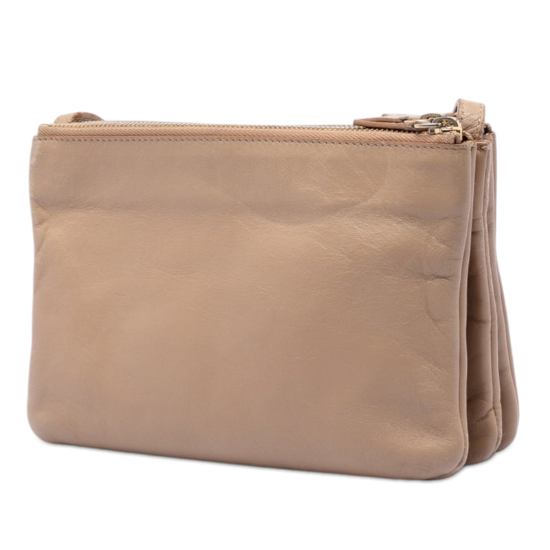 Small Lambskin Trio Crossbody - Image 2