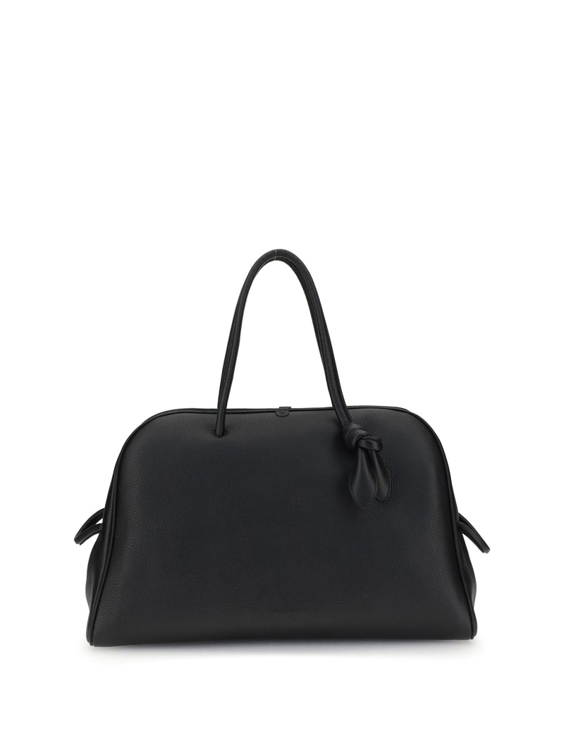 Jacquemus Le Grand Tourisme Shoulder Bag — Black Calf Leather Bos Taurus