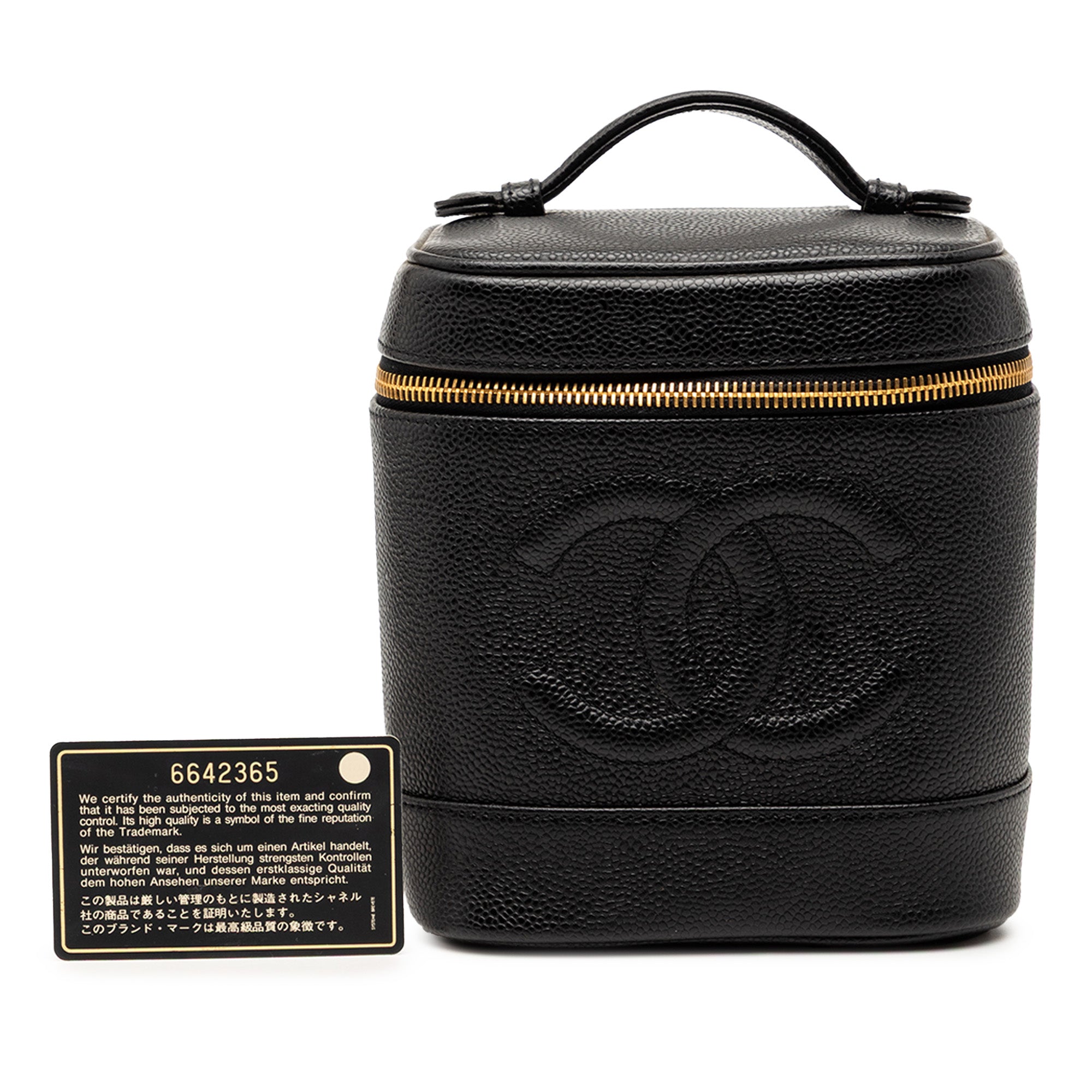 CC Caviar Vanity Bag - Image 8