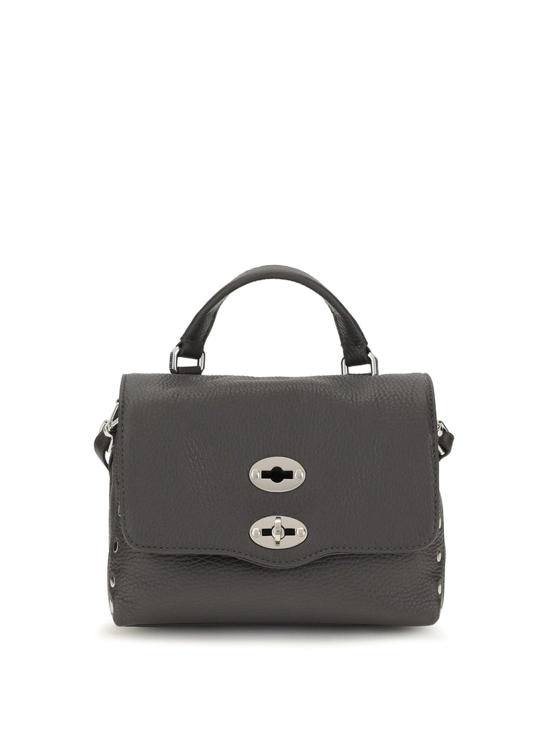 Zanellato Top Handle Bag — Gray Calf Leather