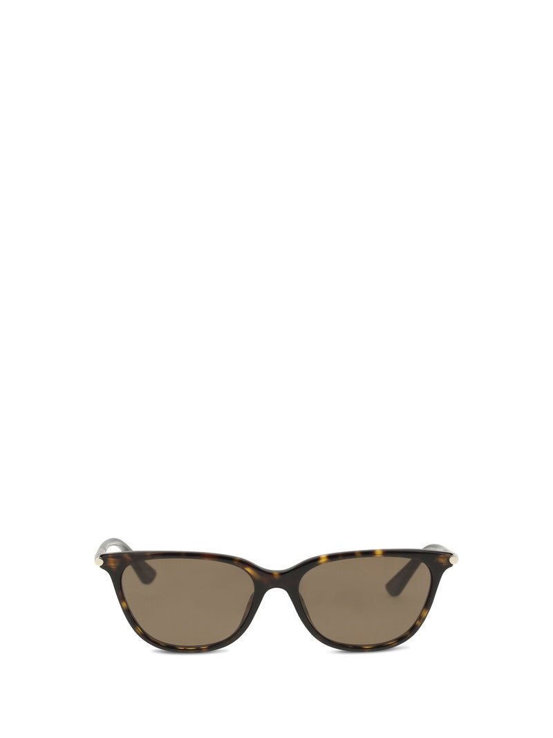 Alexander Mcqueen 872994j0770 Sunglasses — Brown Acetate