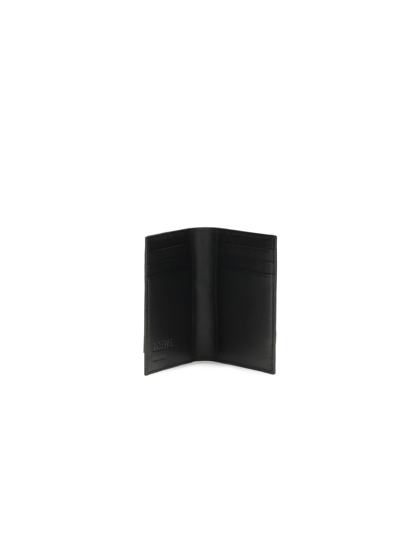 Loewe Puzzle Edge Card Case — Black Calf Leather Cases