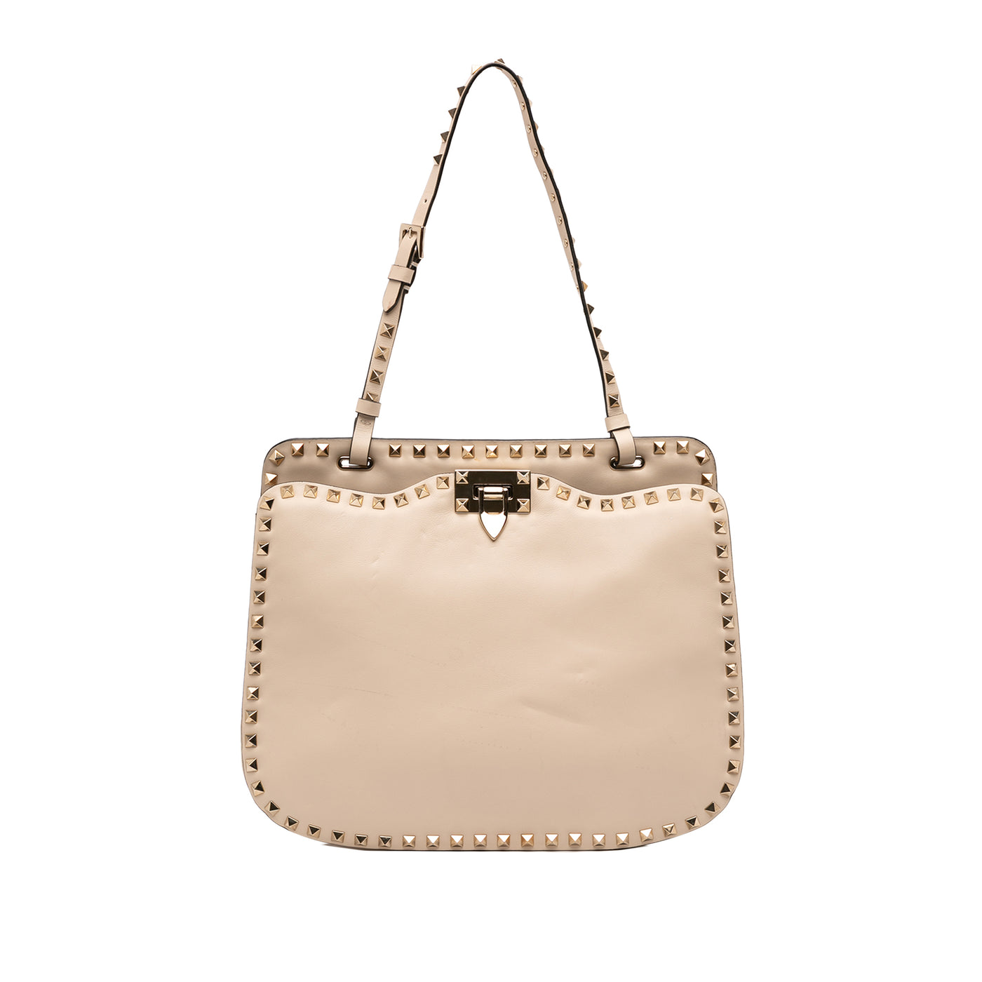 Leather Rockstud Shoulder Bag - Image 1
