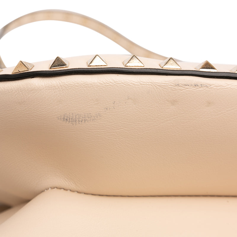 Leather Rockstud Shoulder Bag - Image 7