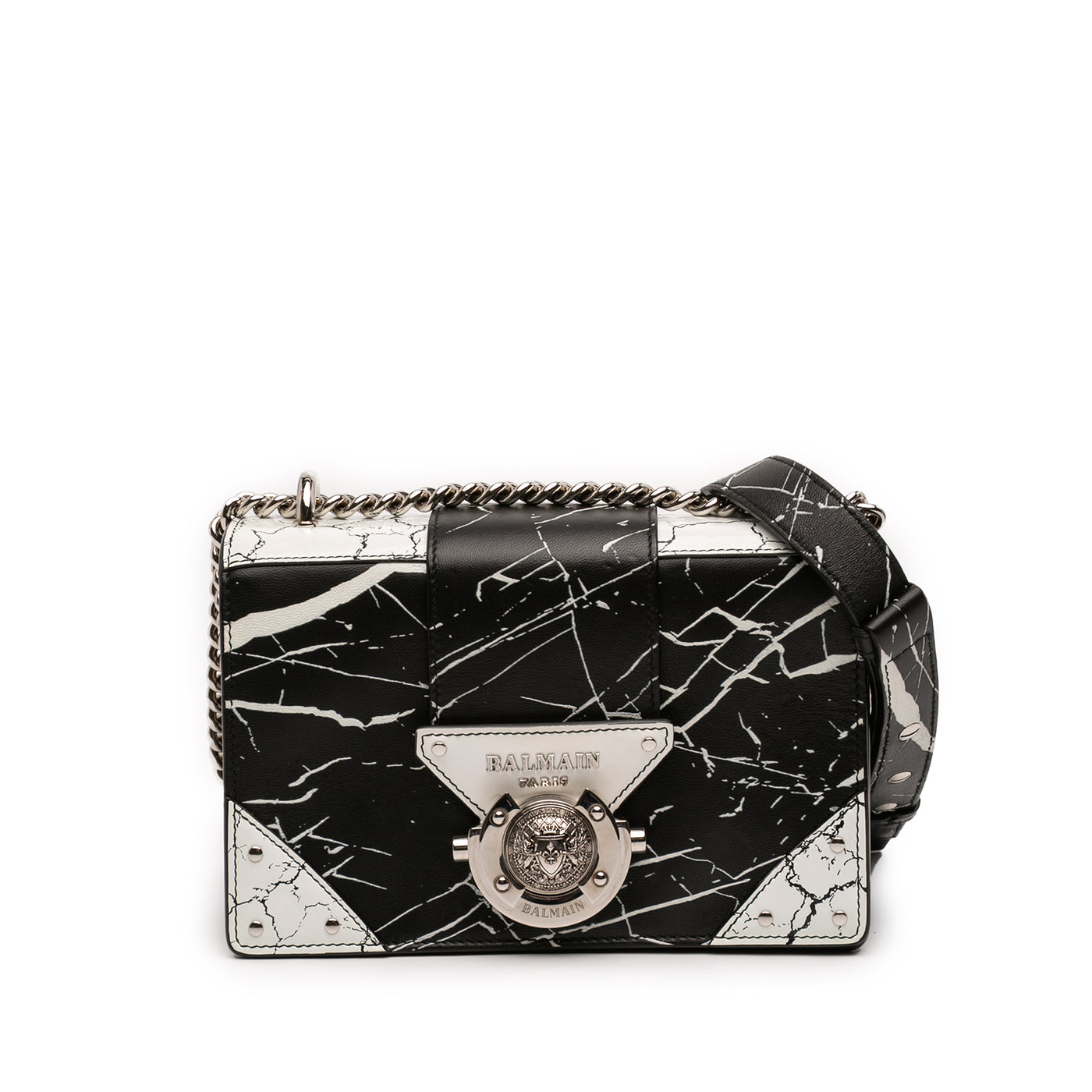 Printed Leather Ring Box 20 Crossbody - Image 1