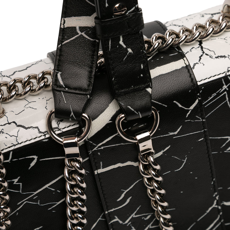 Printed Leather Ring Box 20 Crossbody - Image 8