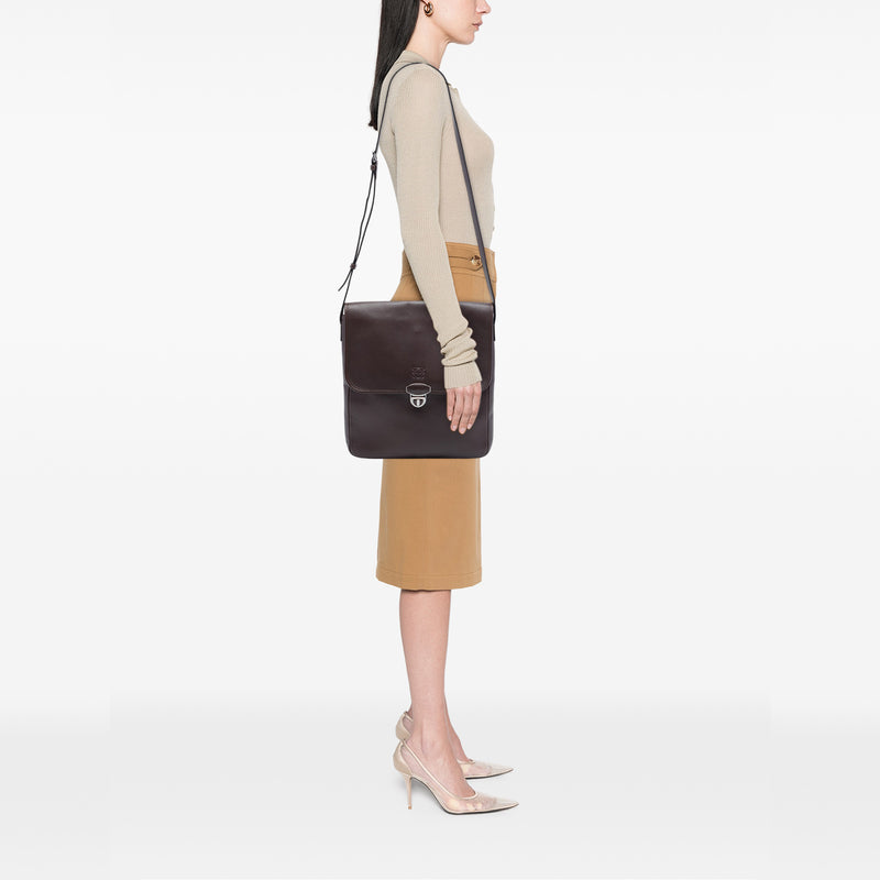 Leather Anagram Flap Crossbody - Image 6