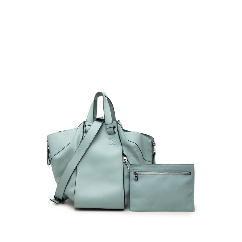 Medium Leather Hammock Satchel - Image 8