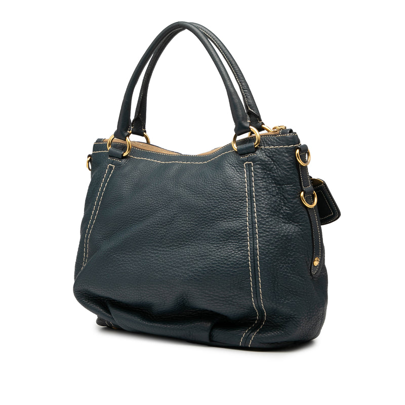 Vitello Daino Zip Top Satchel - Image 2