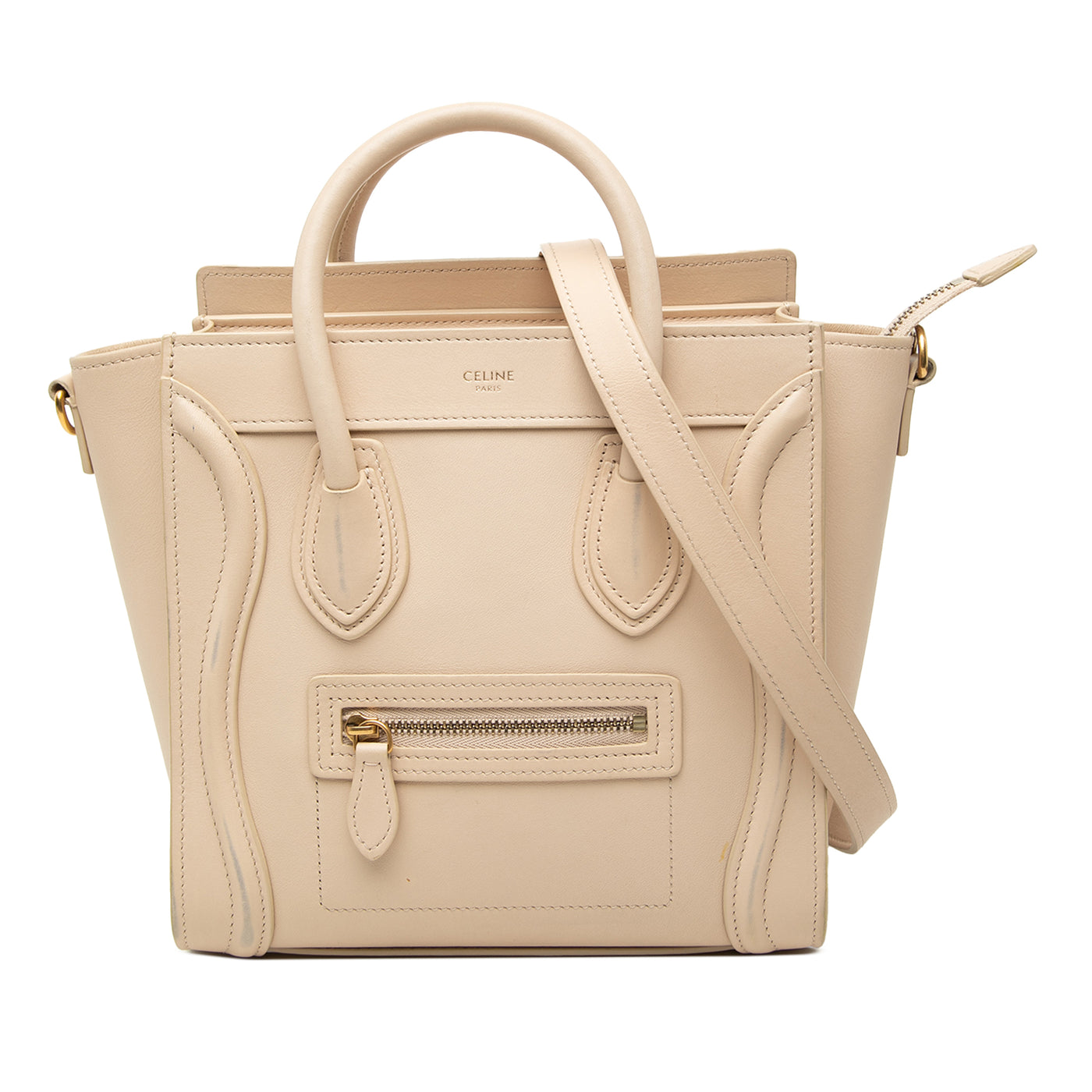 Nano Leather Luggage Tote - Image 1