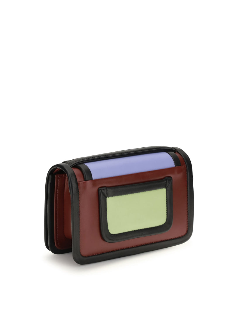 Pierre Hardy Alpha Shoulder Bag — Black Calf Leather