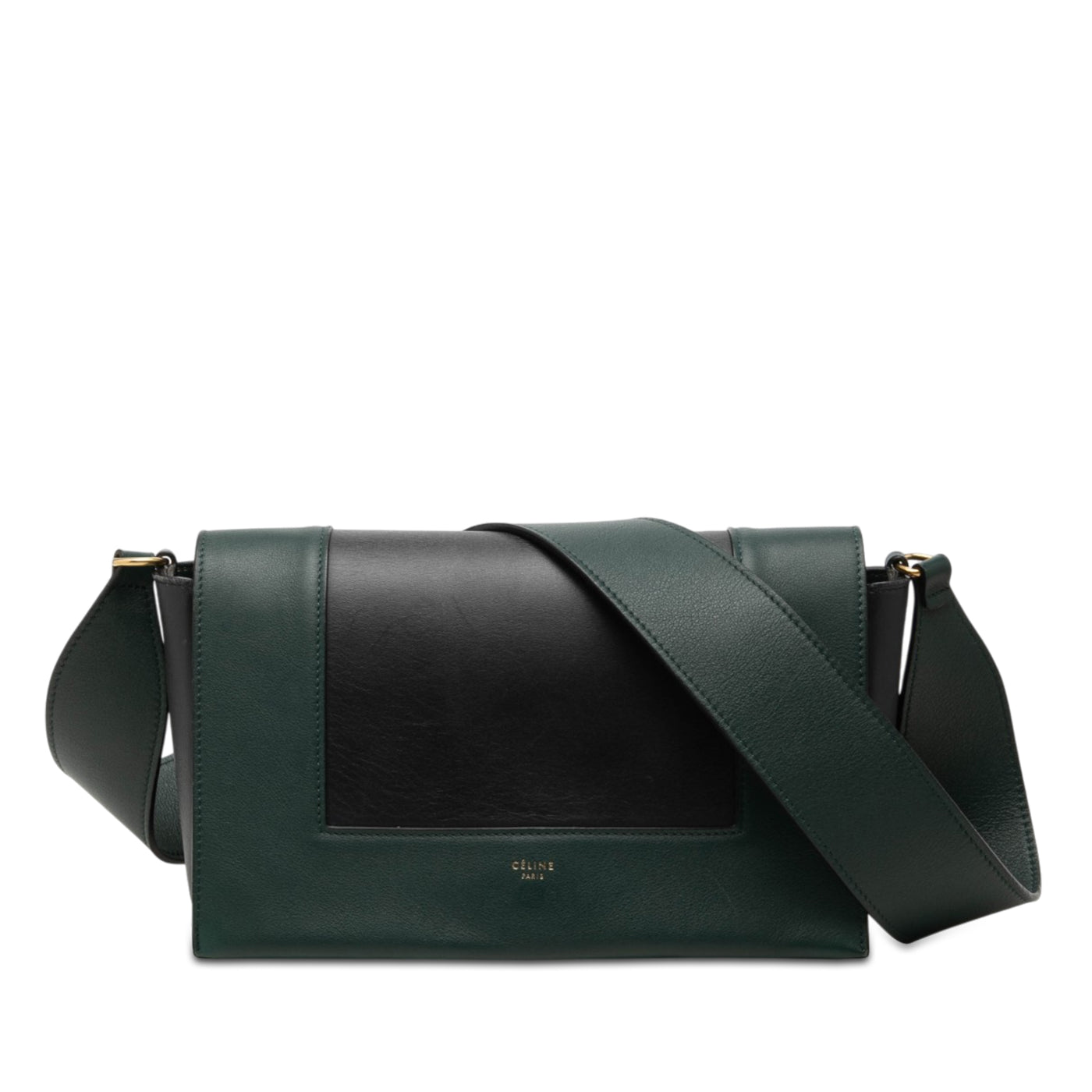 Medium Shiny Smooth Calfskin Frame Shoulder Bag - Image 1
