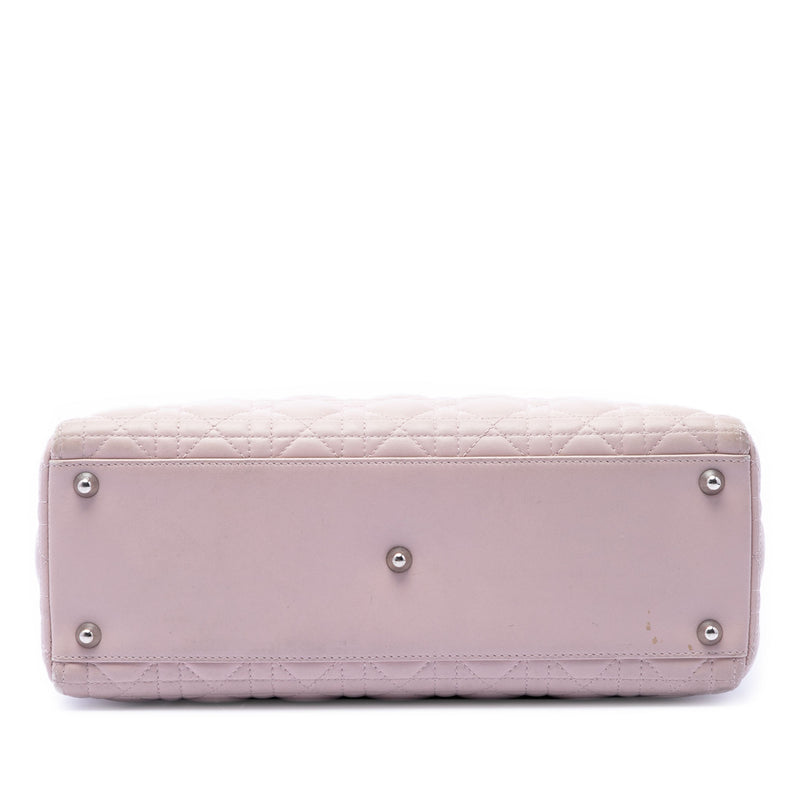 Large Lambskin Cannage Lady Dior - Image 3