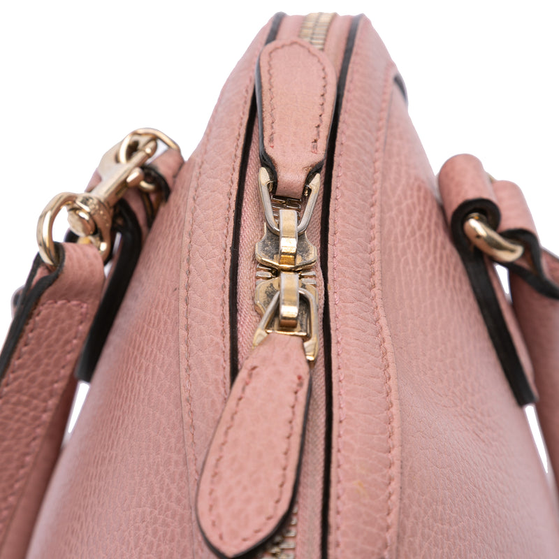 Mini Leather GG Charm Dome Satchel - Image 7