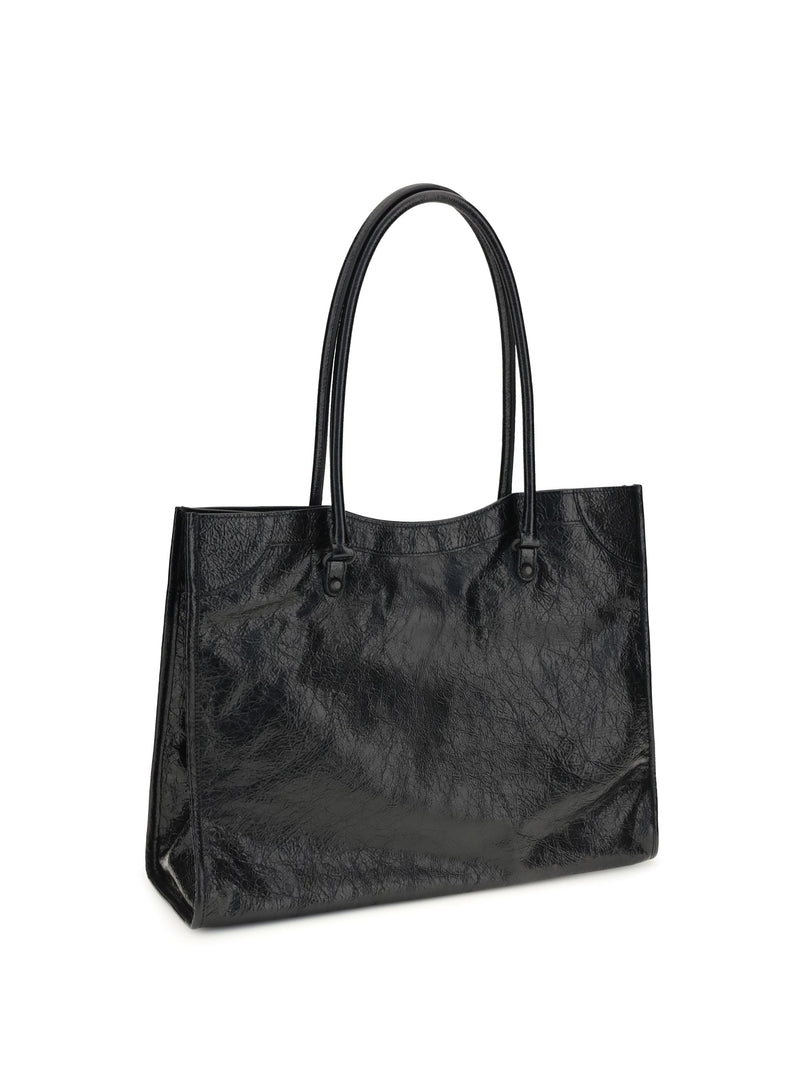 Balenciaga Tote Bag — Black Lambskin