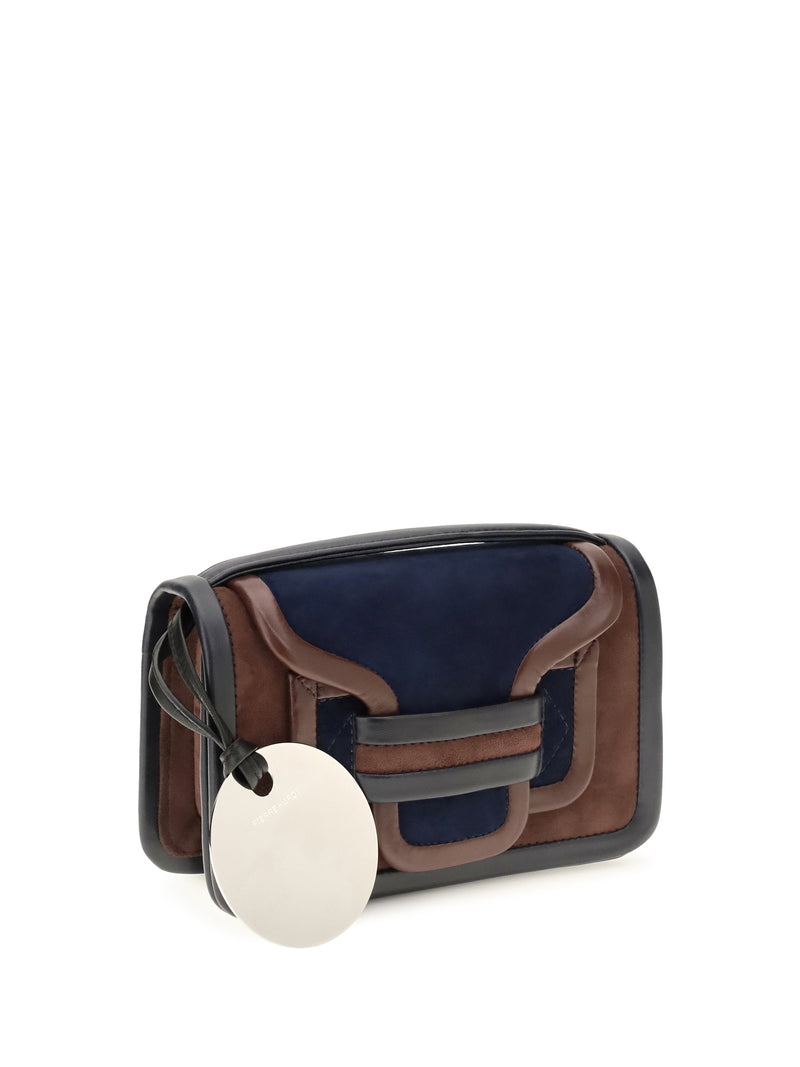 Pierre Hardy Alpha Shoulder Bag — Brown Calf Leather Bos Taurus