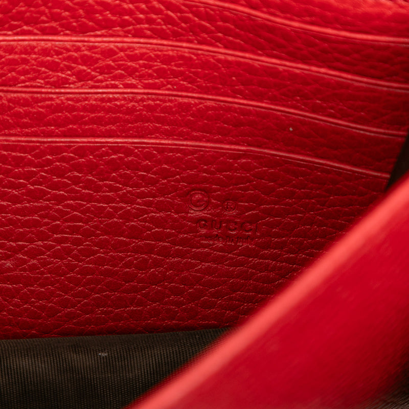 Dollar Calfskin Interlocking G Wallet on Chain - Image 5
