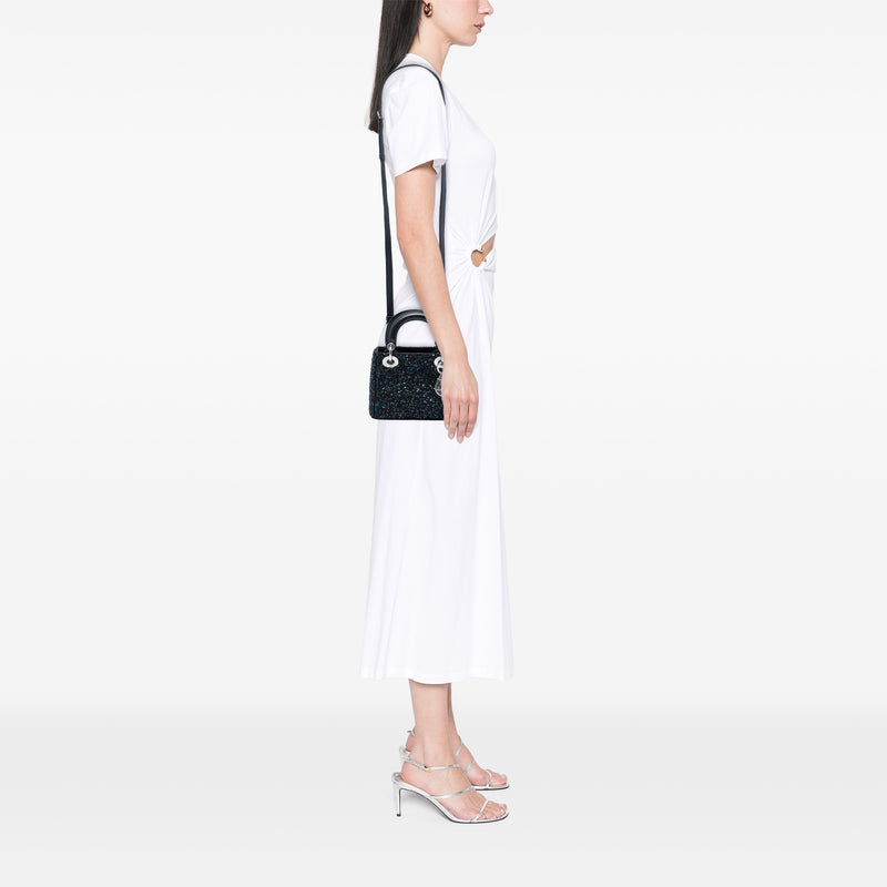 Mini Satin Sequin Embellished Lady Dior - Image 6