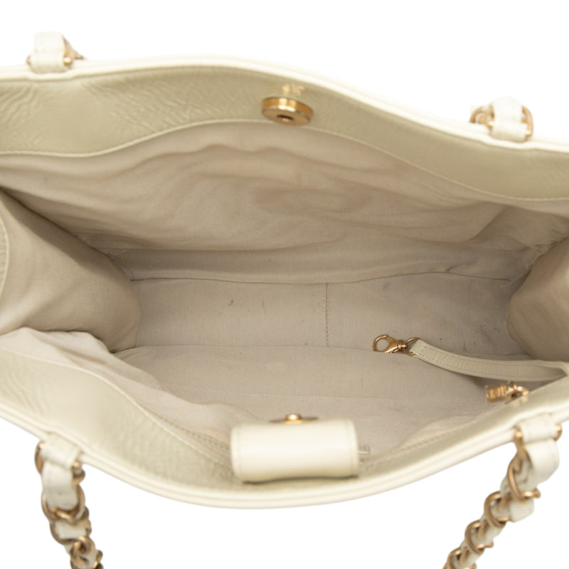 Shiny Aged Calfskin North South Shopping Tote - Image 4