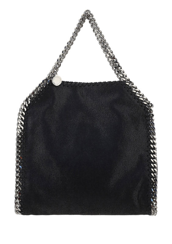 Stella Mccartney Falabella Mini Shoulder Bag — Black Polyester