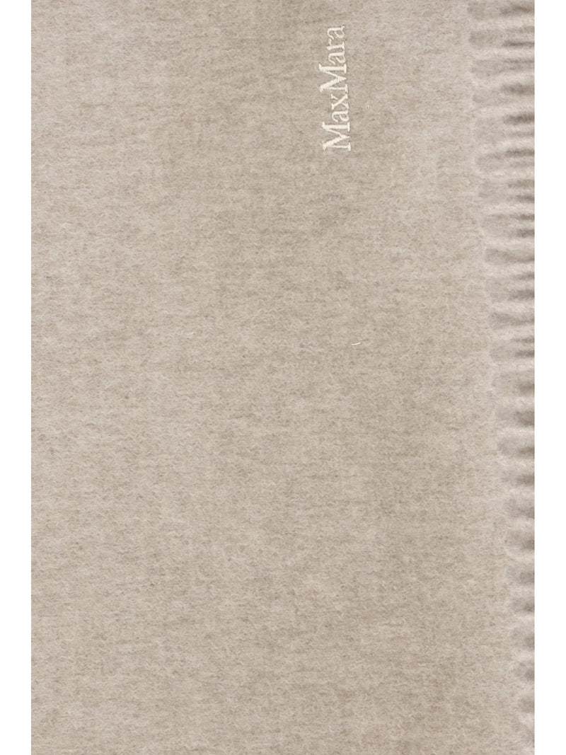 Max Mara Baci Scarf — Beige Cashmere Scarfs