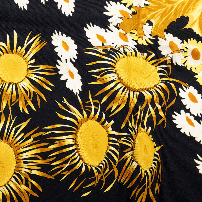 Fleurs et Carlines Silk Scarf 90 - Image 7