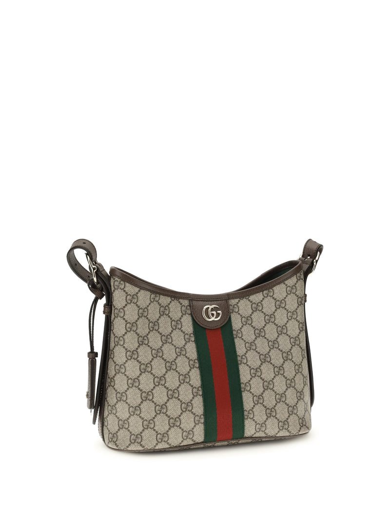 Gucci Ophidia Shoulder Bag — Beige Fabric