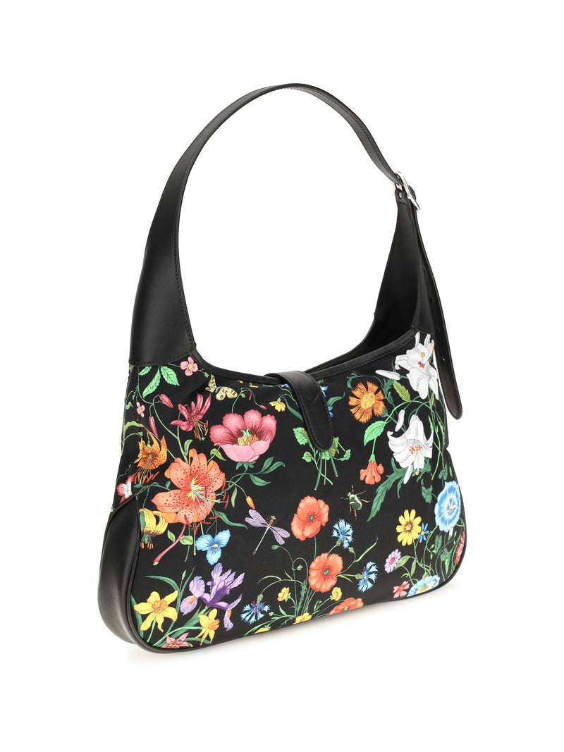Gucci Jackie 1961 Shoulder Bag — Black Nylon
