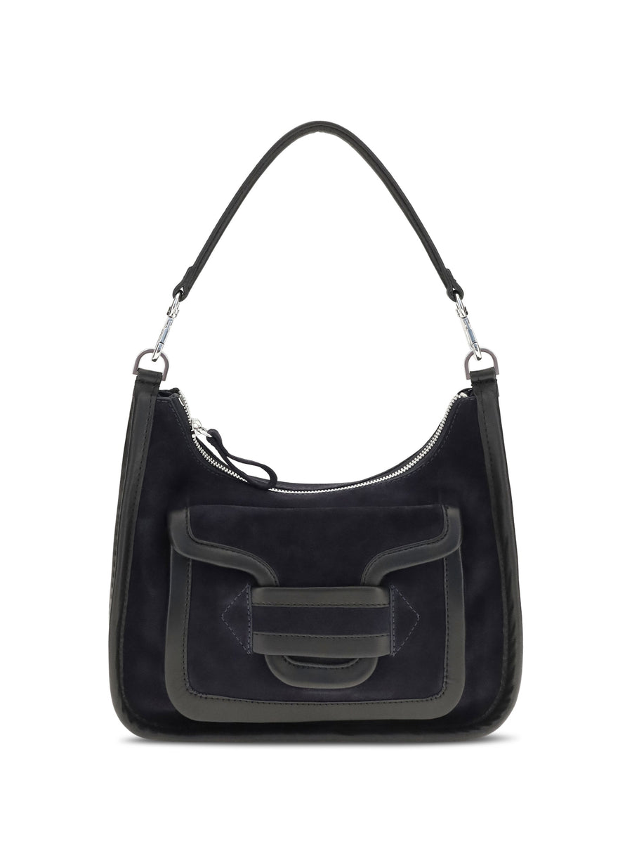 Pierre Hardy Shoulder Bag — Navy Calf Leather Bos Taurus