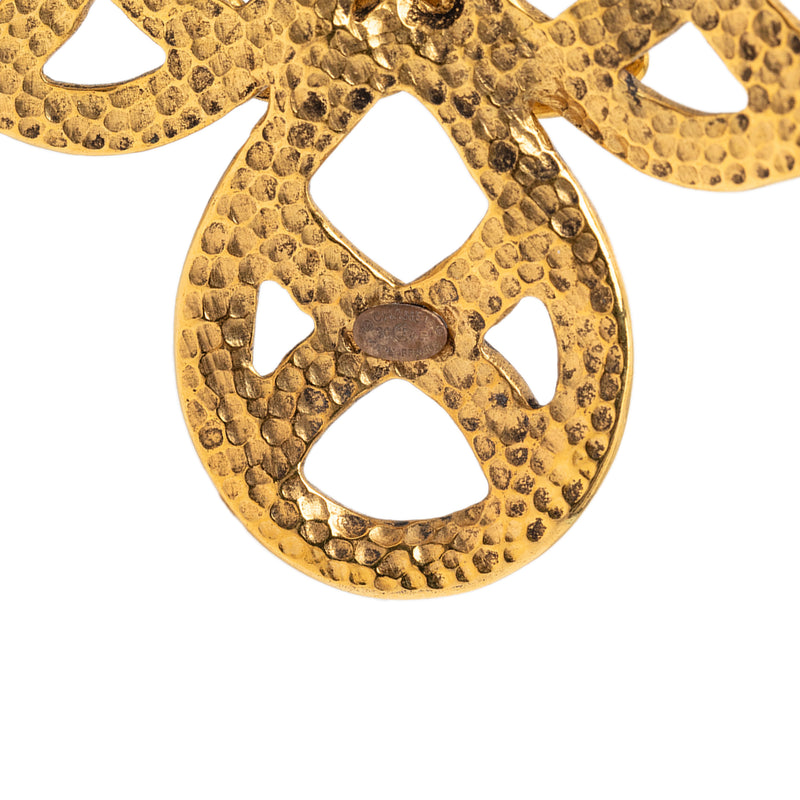 CC Gold Plated Infinity Brooch - Image 3